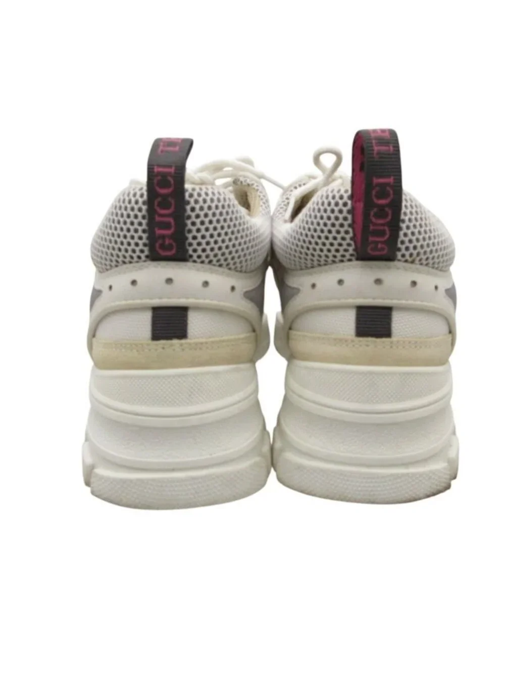 Gucci Sneakers Flash Trek Sneaker Shoes Mesh Contrast Chunky Dad White 7